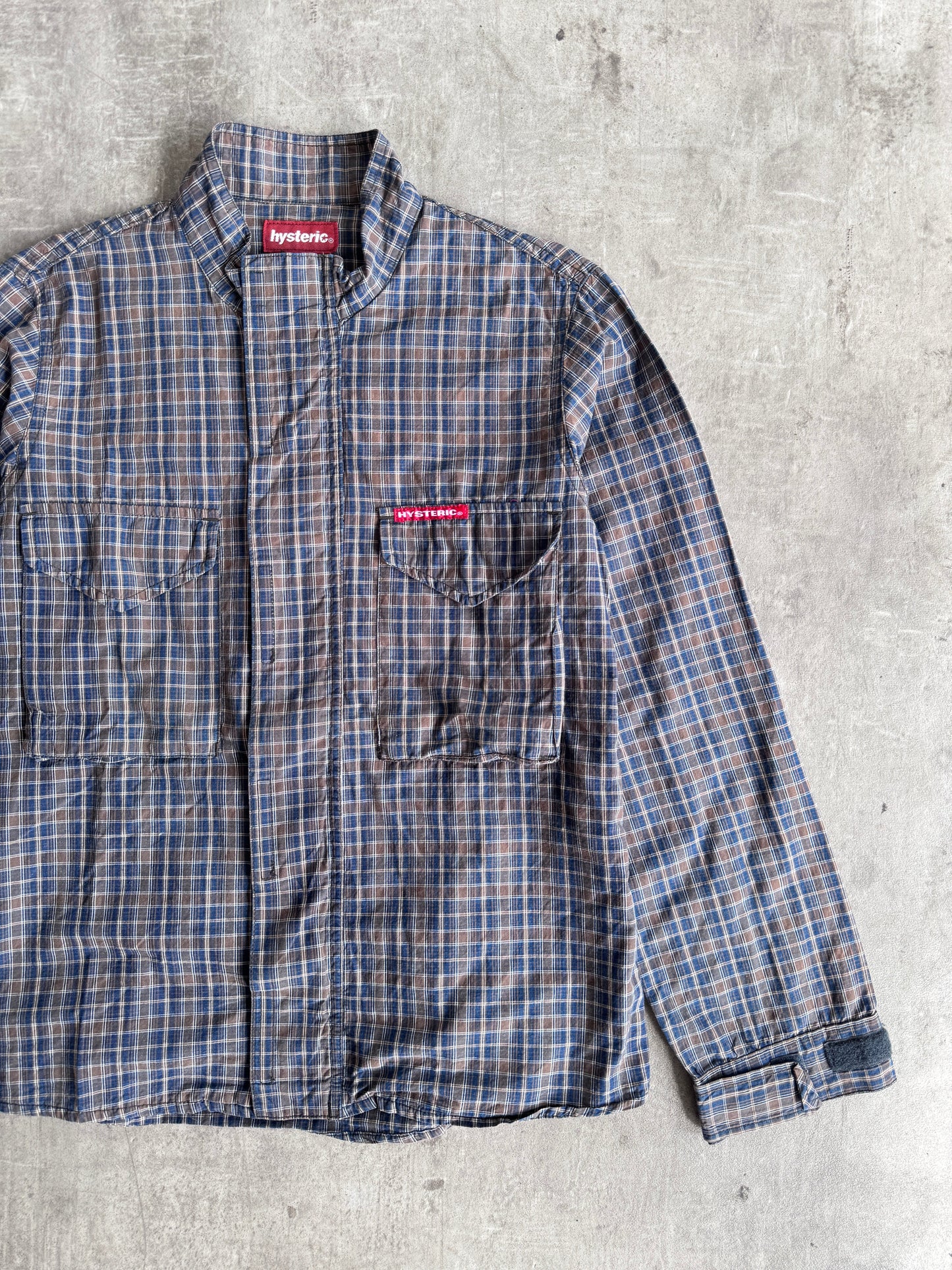 Hysteric Glamour Check LS Shirt Jacket | Small, Multicoloured