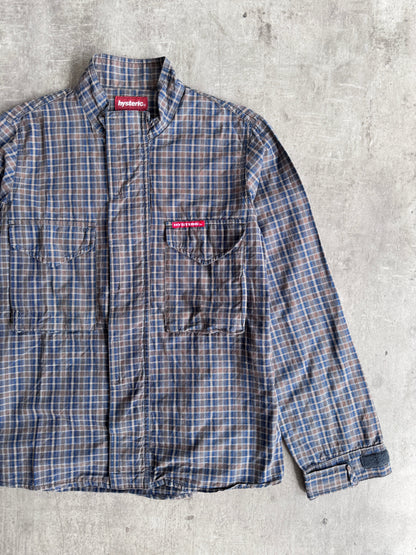 Hysteric Glamour Check LS Shirt Jacket | Small, Multicoloured