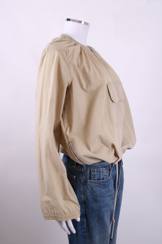 See By Chloe Lightweight Bomber Jacket Beige 10 | O/S, Beige