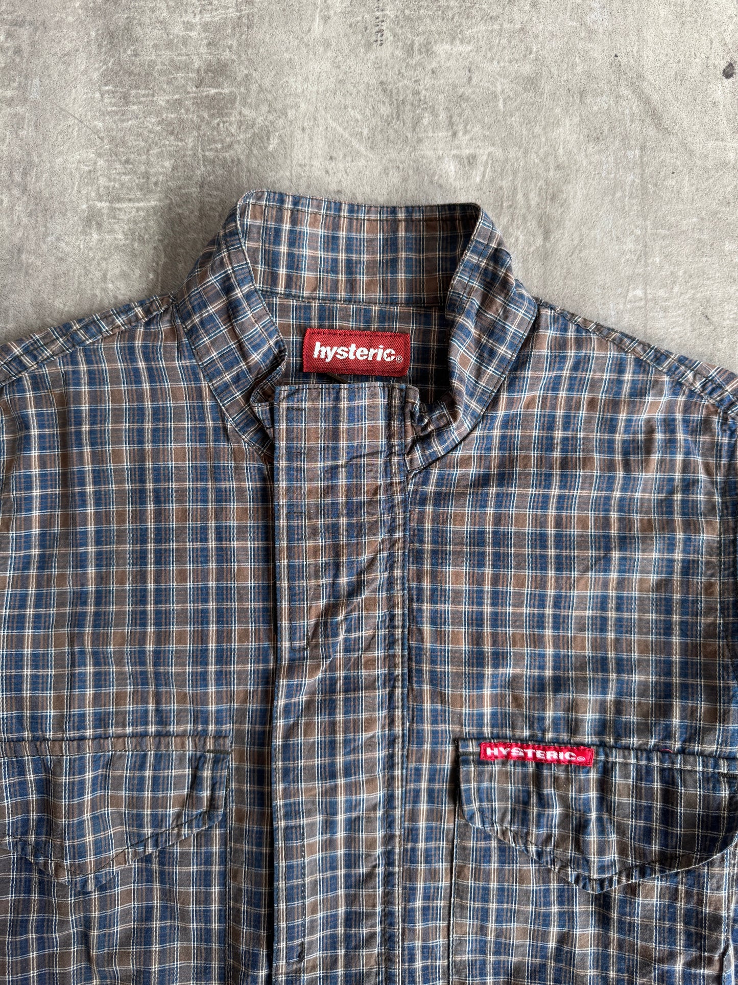 Hysteric Glamour Check LS Shirt Jacket | Small, Multicoloured