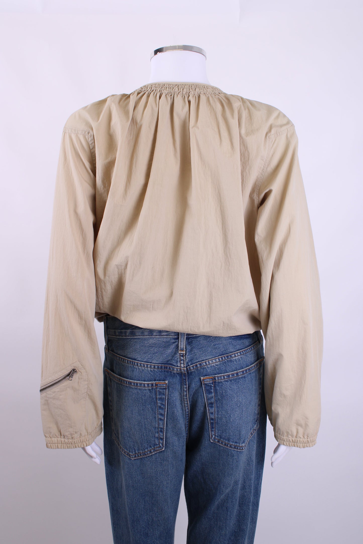 See By Chloe Lightweight Bomber Jacket Beige 10 | O/S, Beige