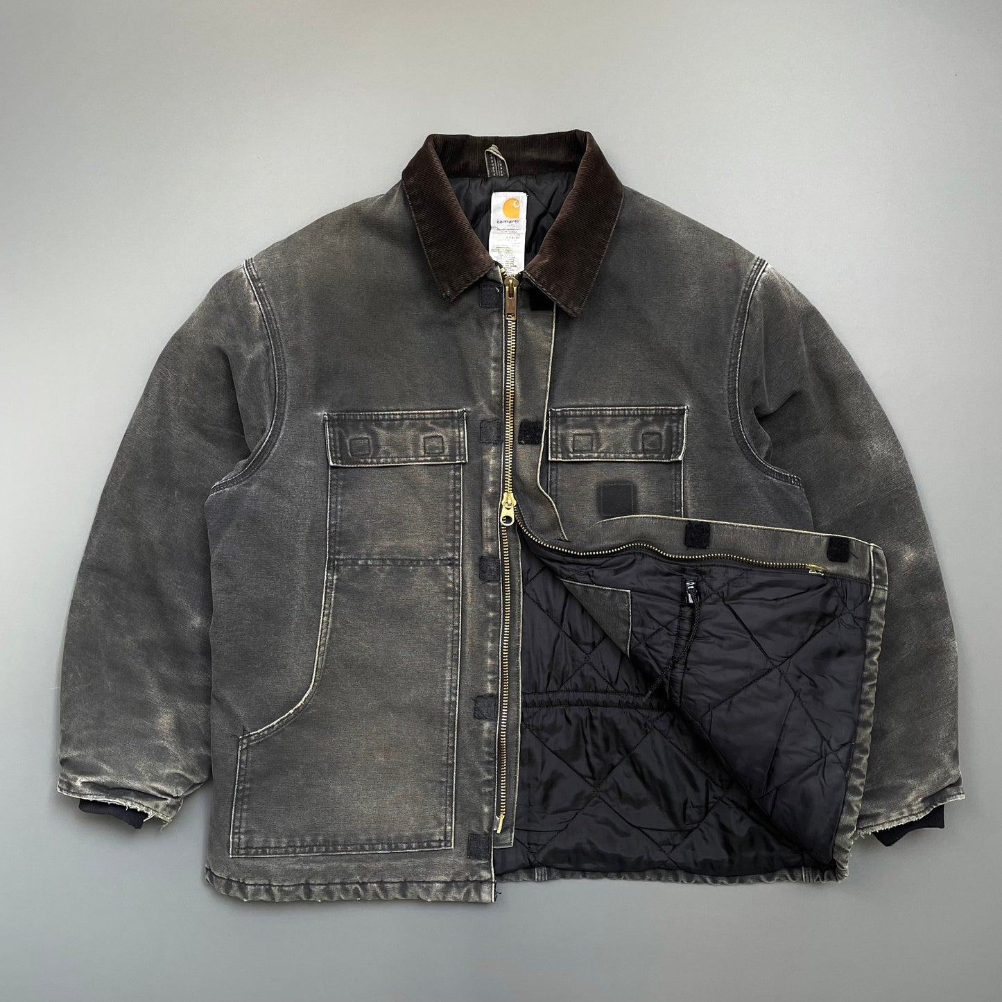 Carhartt Black 2011 Arctic Quilted Chore Jacket | XX-Large, Black