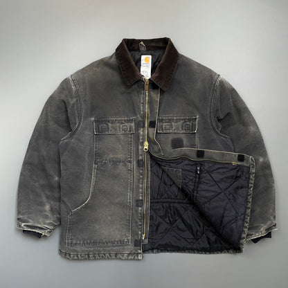 Carhartt Black 2011 Arctic Quilted Chore Jacket | XX-Large, Black