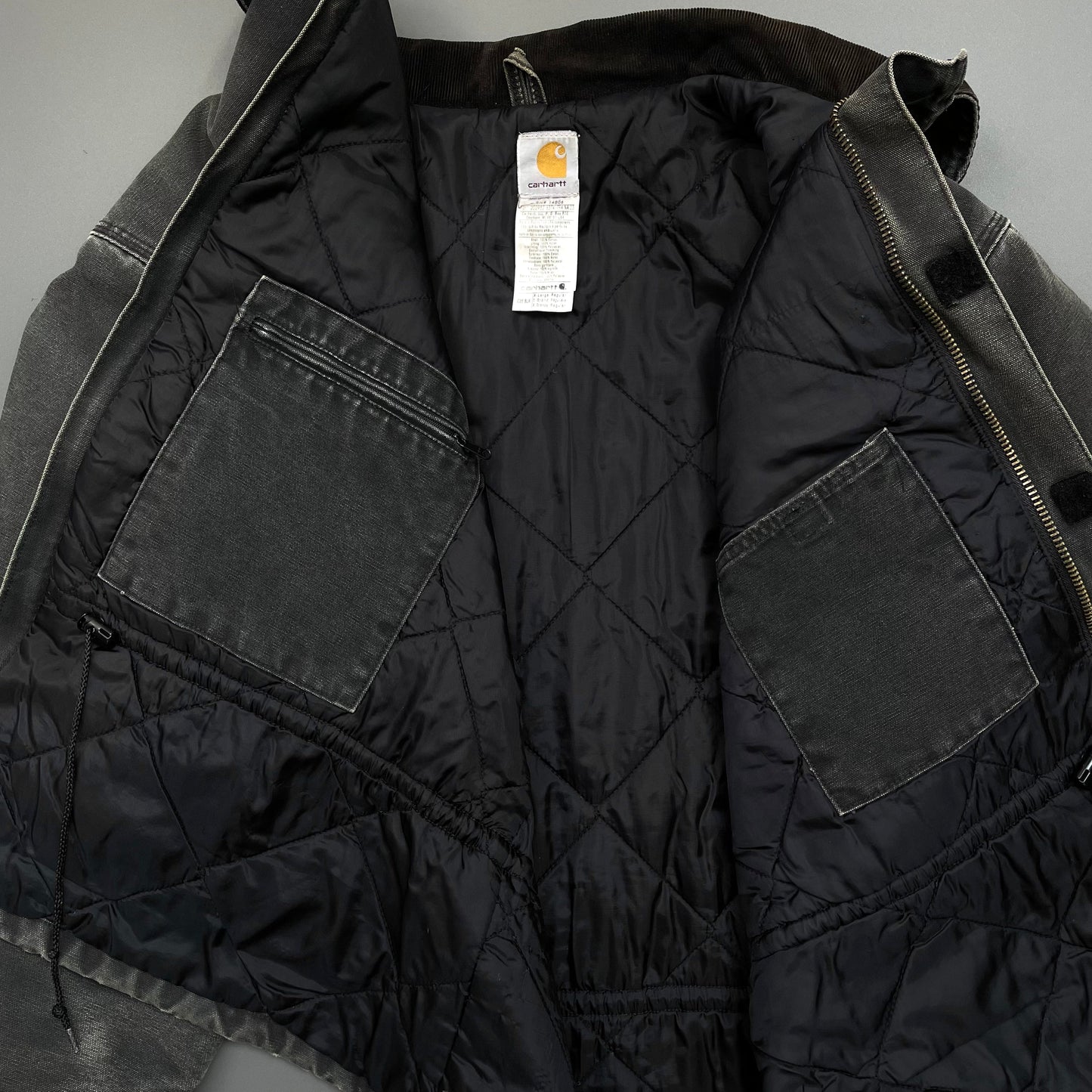 Carhartt Black 2011 Arctic Quilted Chore Jacket | XX-Large, Black