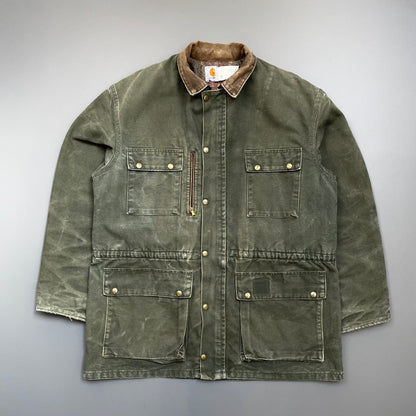 Carhartt Khaki 90s Lined Chore Jacket | XX-Large, Khaki