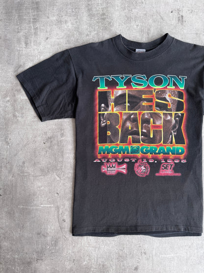 1995 Mike Tyson "He's Back" MGM Grand Boxing Promo Graphic Tee | Large, Multicoloured