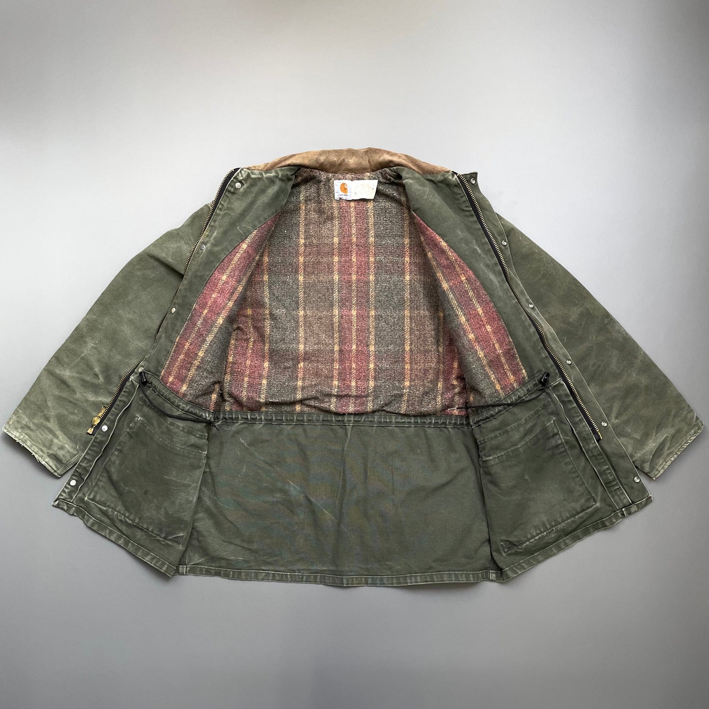 Carhartt Khaki 90s Lined Chore Jacket | XX-Large, Khaki