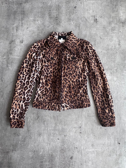 D&G Cotton Cheetah Print Jacket