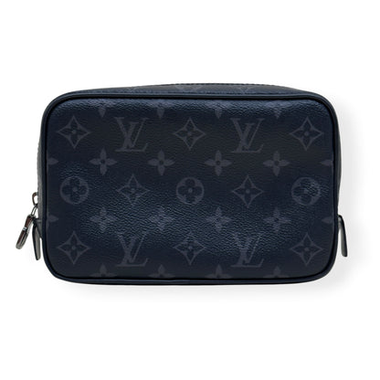 LOUIS VUITTON TOILETRY POUCH MONOGRAM ECLIPSE BLACK PM | O/S, Black