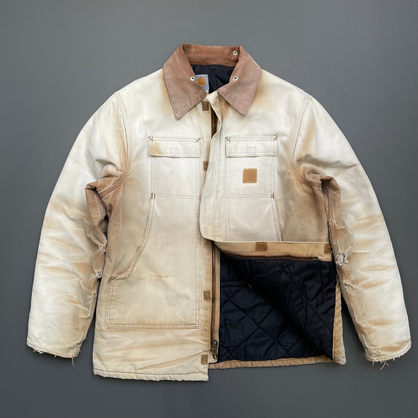 Carhartt Beige 00s Arctic Quilted Chore Jacket | XX-Large, Beige