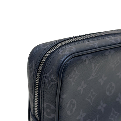LOUIS VUITTON TOILETRY POUCH MONOGRAM ECLIPSE BLACK PM | O/S, Black