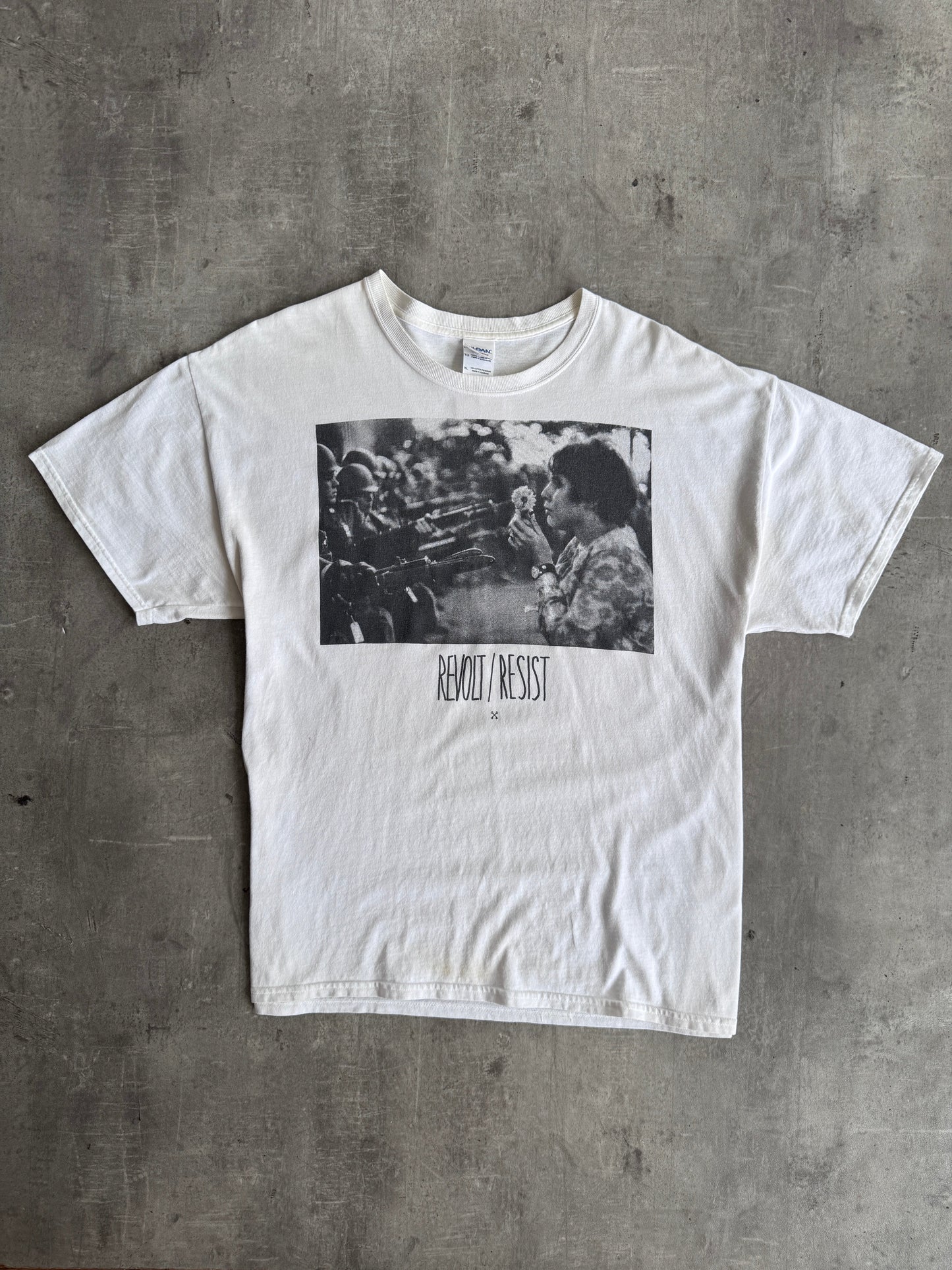 Revolt & Resist Marc Riboud "Flower Child" Graphic Tee | Extra Large, Multicoloured
