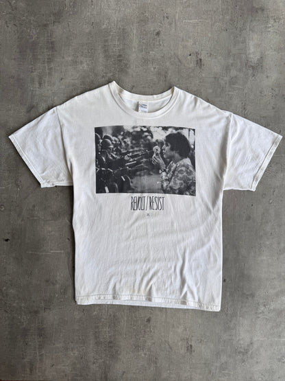 Revolt & Resist Marc Riboud "Flower Child" Graphic Tee | Extra Large, Multicoloured