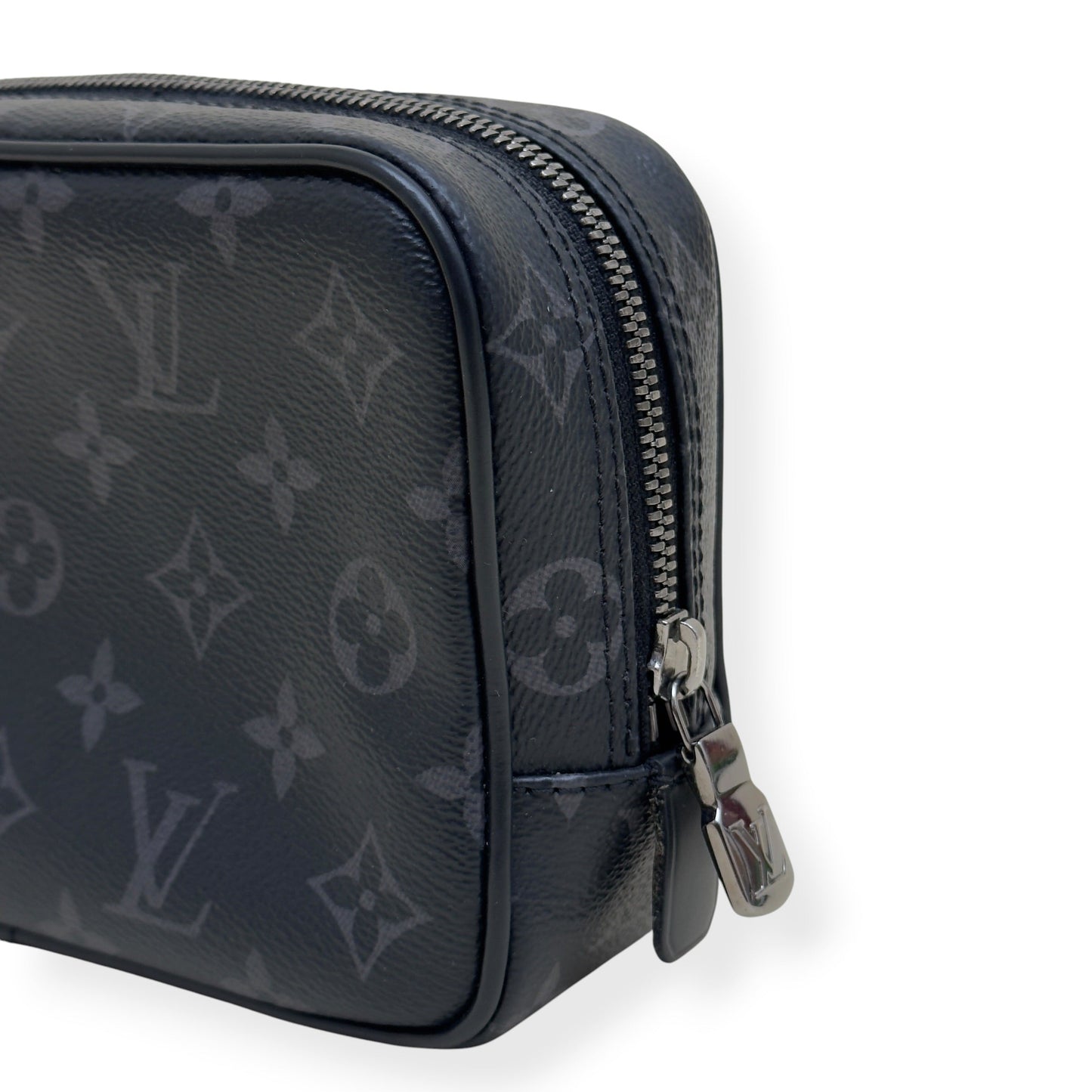 LOUIS VUITTON TOILETRY POUCH MONOGRAM ECLIPSE BLACK PM | O/S, Black