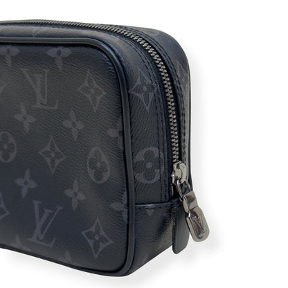LOUIS VUITTON TOILETRY POUCH MONOGRAM ECLIPSE BLACK PM | O/S, Black