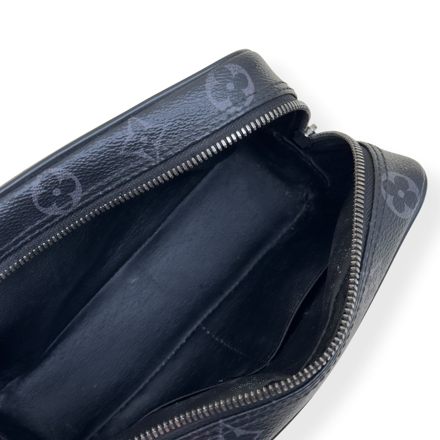 LOUIS VUITTON TOILETRY POUCH MONOGRAM ECLIPSE BLACK PM | O/S, Black