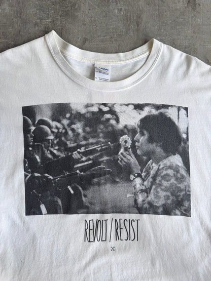Revolt & Resist Marc Riboud "Flower Child" Graphic Tee | Extra Large, Multicoloured