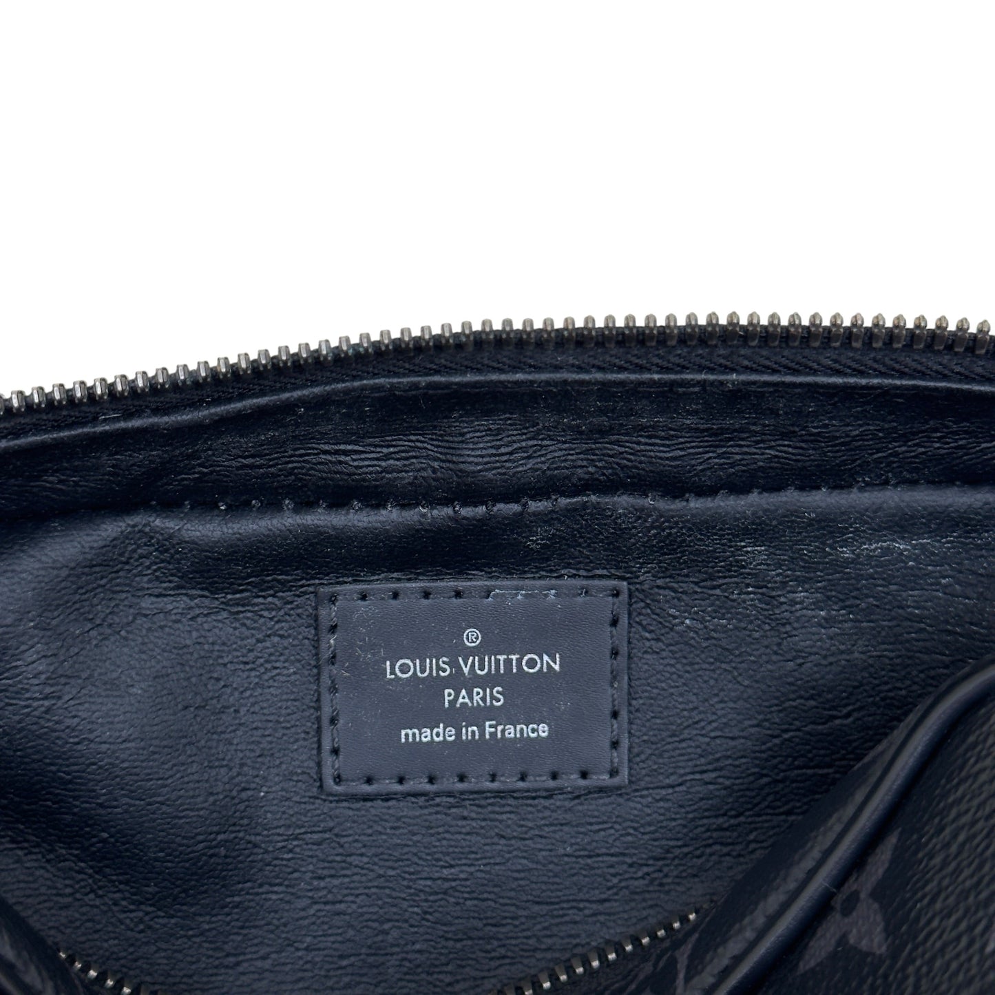 LOUIS VUITTON TOILETRY POUCH MONOGRAM ECLIPSE BLACK PM | O/S, Black