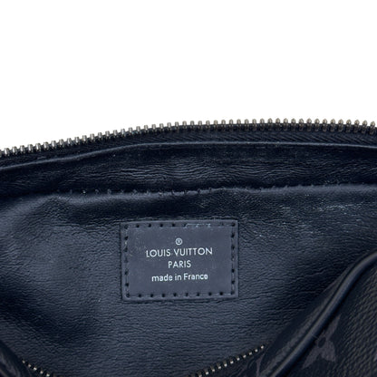 LOUIS VUITTON TOILETRY POUCH MONOGRAM ECLIPSE BLACK PM | O/S, Black