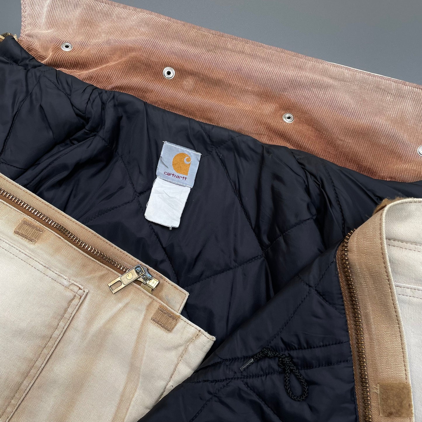 Carhartt Beige 00s Arctic Quilted Chore Jacket | XX-Large, Beige