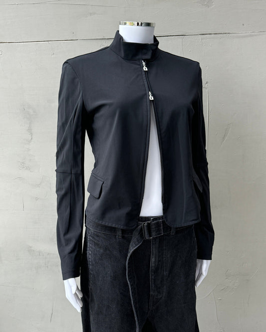 MARITHE FRANCOIS GIRBAUD NYLON STRETCH JACKET - M