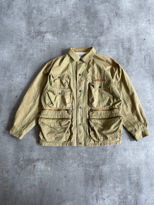 Avirex Sand Cotton Multipocket Chore Jacket