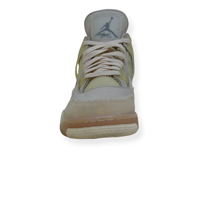 OFF-WHITE X AIR JORDAN 4 RETRO SP SNEAKER SAIL UK11 | UK 11, White