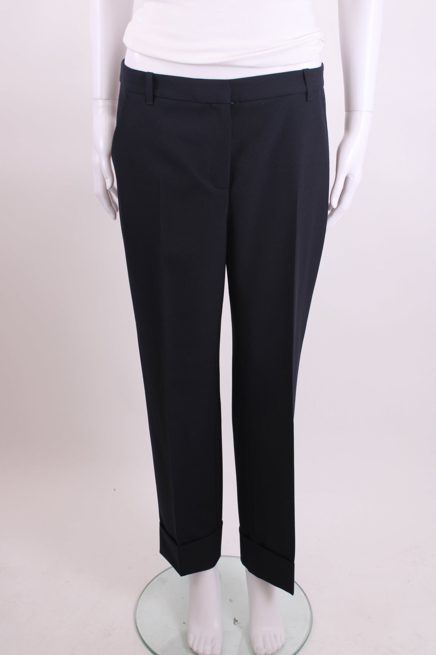 Tara Jarmon Trousers Navy 12 | O/S, Navy