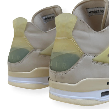 OFF-WHITE X AIR JORDAN 4 RETRO SP SNEAKER SAIL UK11 | UK 11, White