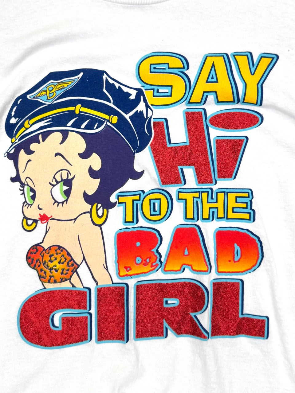 2002 Betty Boop 'Say Hi To The Bad Girl' Graphic Tee