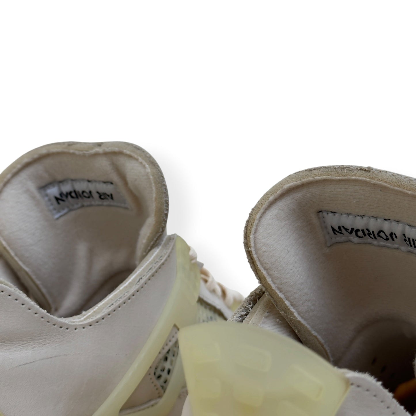 OFF-WHITE X AIR JORDAN 4 RETRO SP SNEAKER SAIL UK11 | UK 11, White