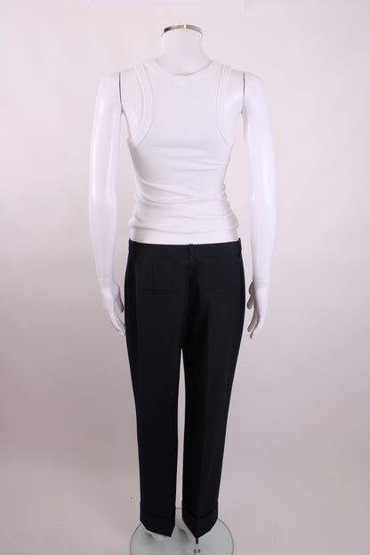 Tara Jarmon Trousers Navy 12 | O/S, Navy