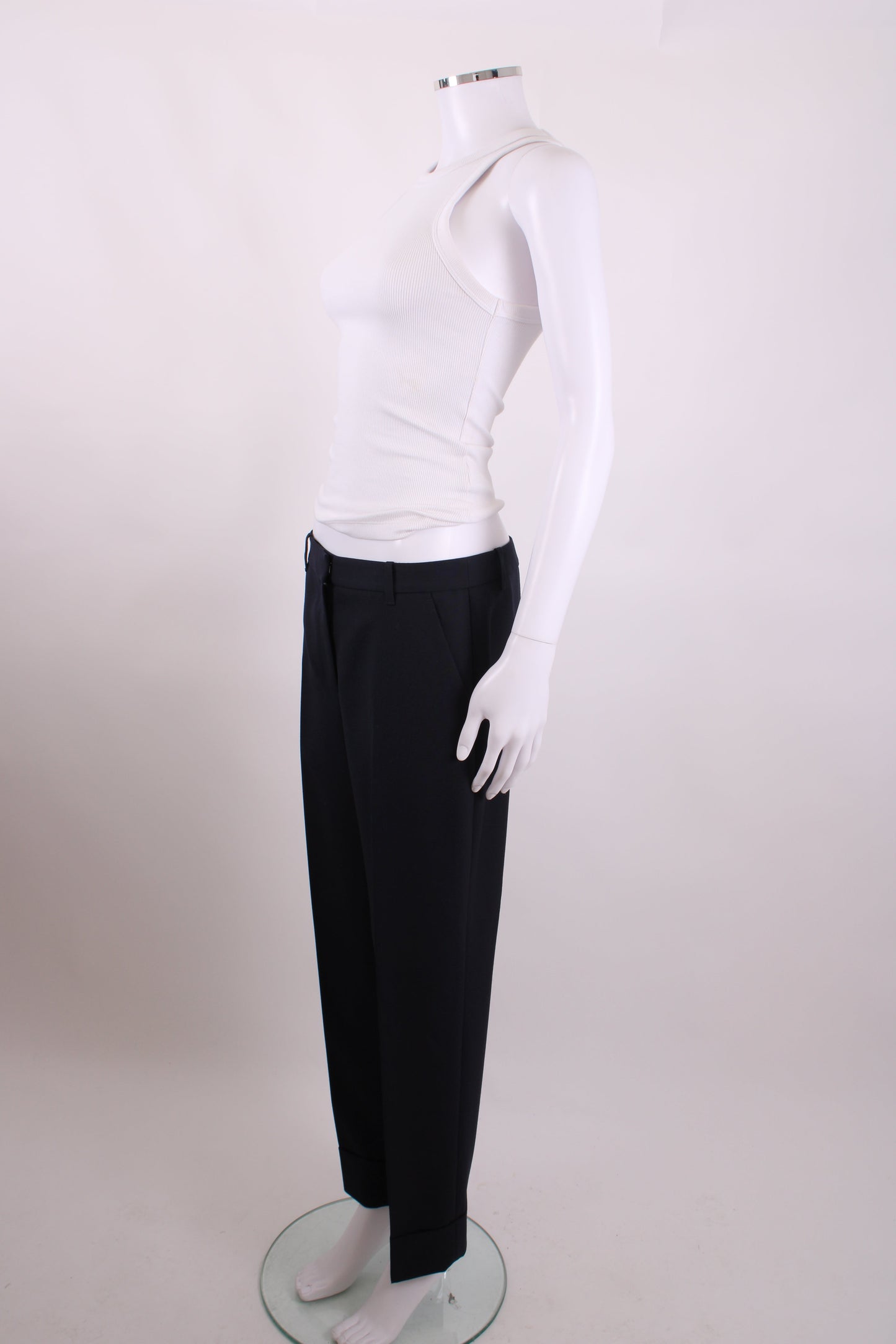 Tara Jarmon Trousers Navy 12 | O/S, Navy