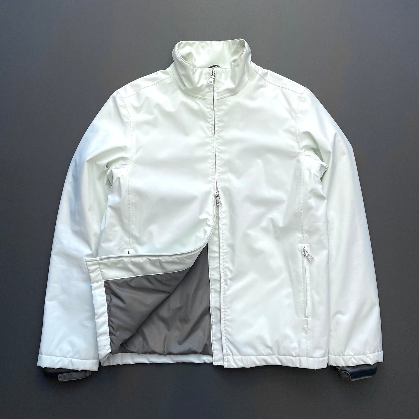 Prada Sport White 00s Women's Padded Goretex Ski Jacket | Small, White
