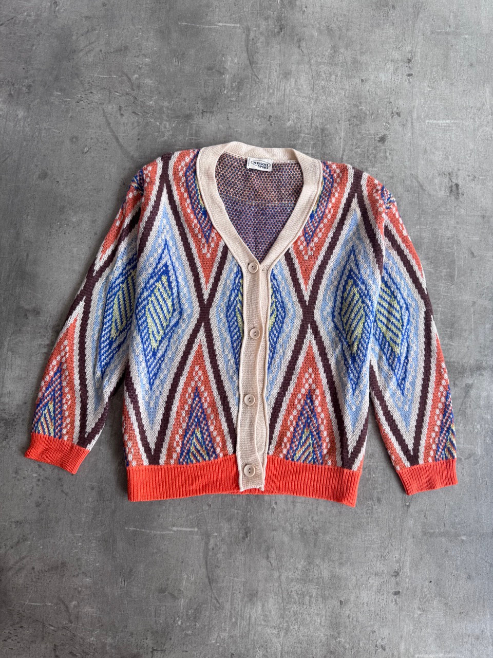 Missoni Sport Pattern Knit Cardigan