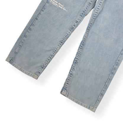 A BATHING APE LOGO-APPLIQUÈ REGULAR JEANS INDIGO BLUE M | Medium, Indigo Blue