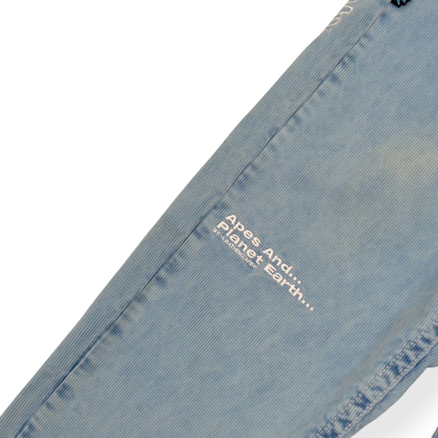 A BATHING APE LOGO-APPLIQUÈ REGULAR JEANS INDIGO BLUE M | Medium, Indigo Blue