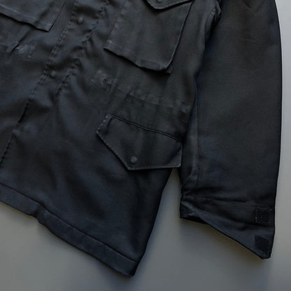 Left Hand Massimo Osti Studio Black 90s Liner Military Field Jacket | Large, Black