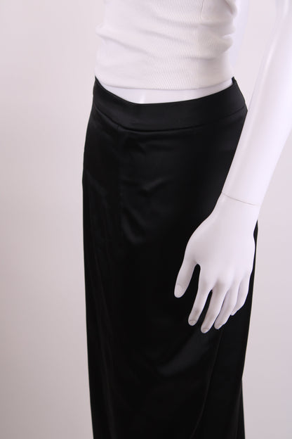 D&G Satin Pencil Skirt Black 12 | O/S, Black