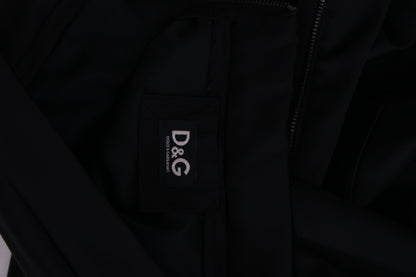 D&G Satin Pencil Skirt Black 12 | O/S, Black