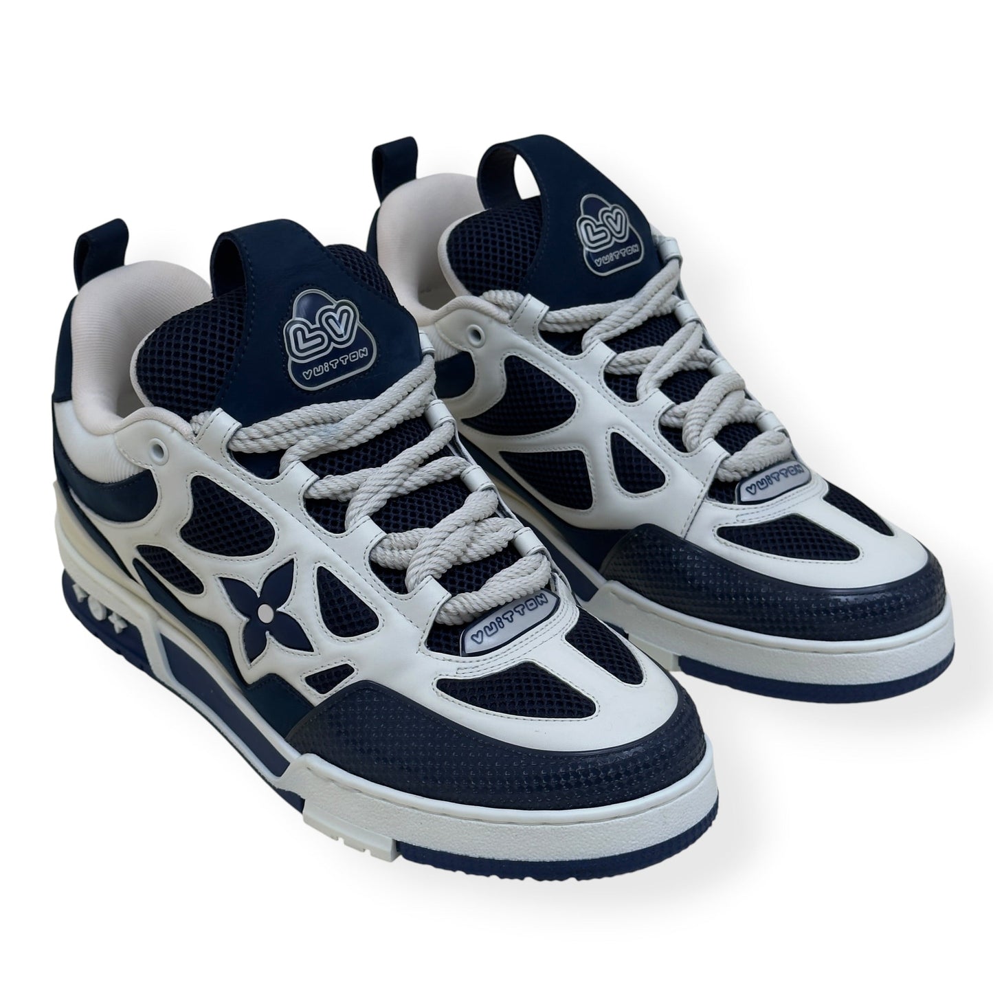 LOUIS VUITTON LV SKATE SNEAKER NAVY / WHITE UK10 | UK 10, Navy