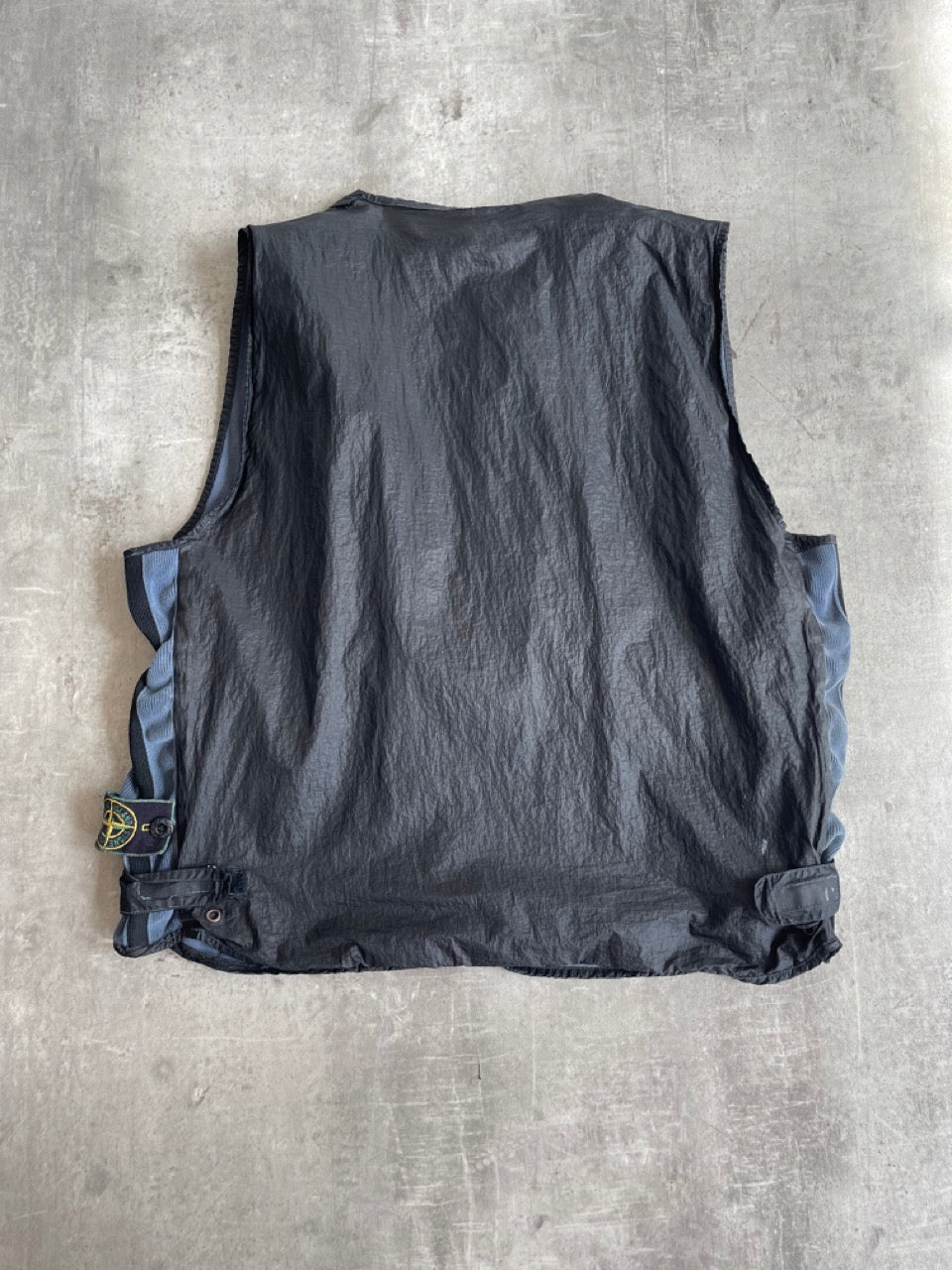 S/S1996 Stone Island Reversible Black Technical Vest