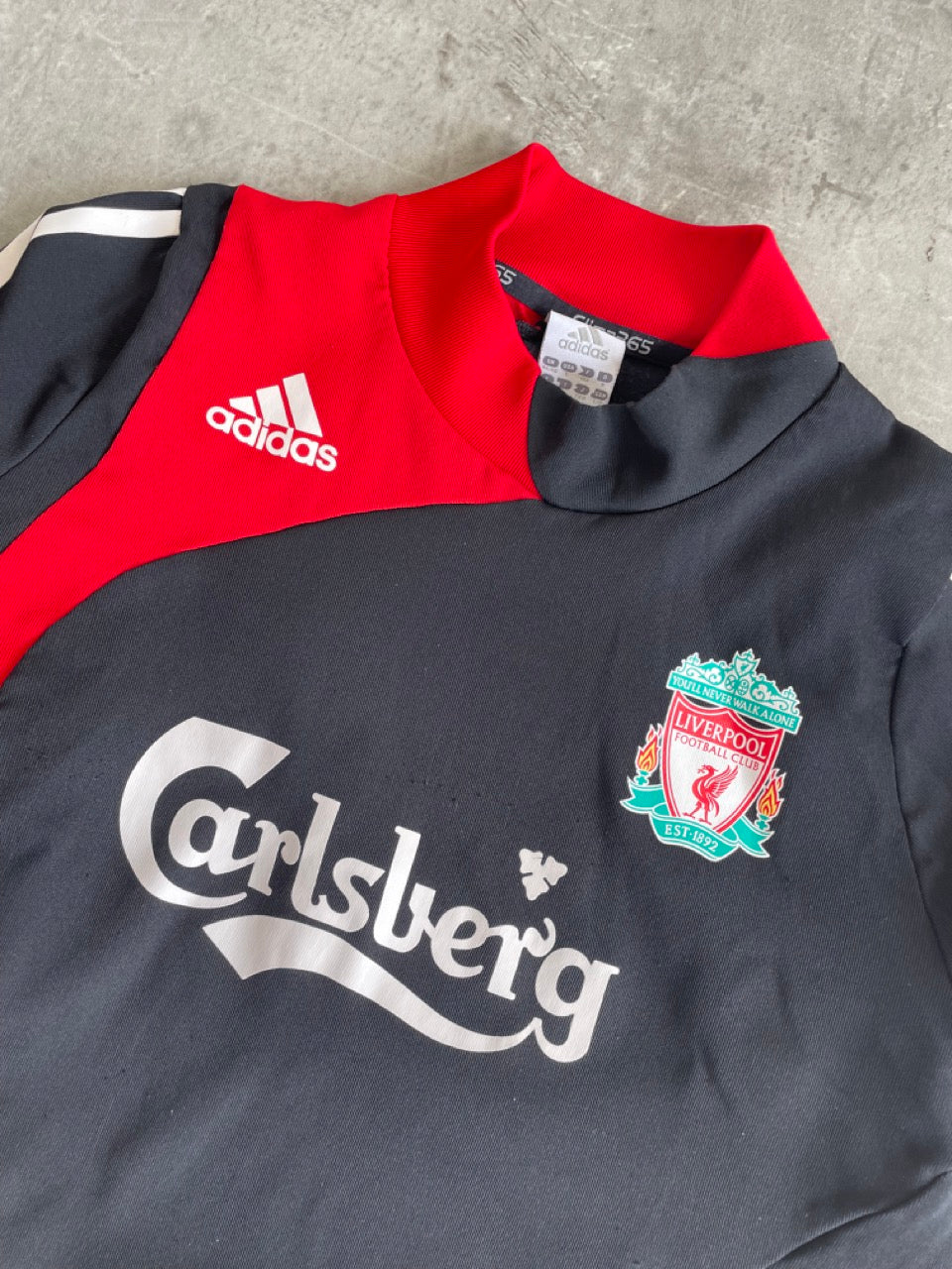 2006/2007 Adidas x Liverpool Black Away Training Sweatshirt