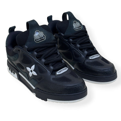 LOUIS VUITTON LV SKATE SNEAKER BLACK / WHITE UK10 | UK 10, Black