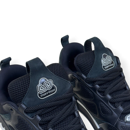 LOUIS VUITTON LV SKATE SNEAKER BLACK / WHITE UK10 | UK 10, Black