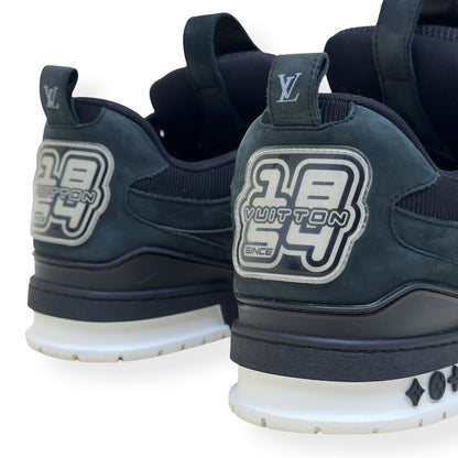 LOUIS VUITTON LV SKATE SNEAKER BLACK / WHITE UK10 | UK 10, Black