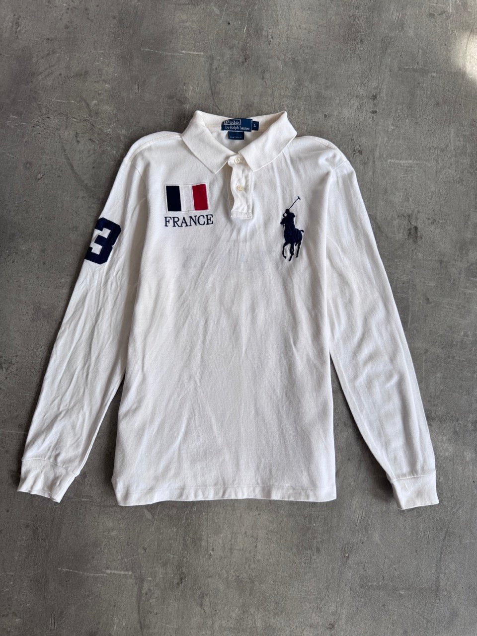Polo Ralph Lauren GB White Zip-up Hoodie
