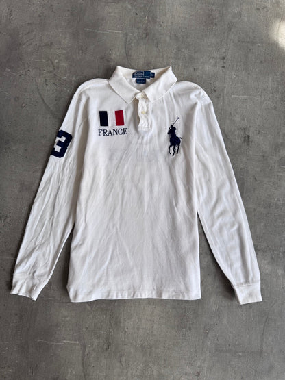 Polo Ralph Lauren GB White Zip-up Hoodie