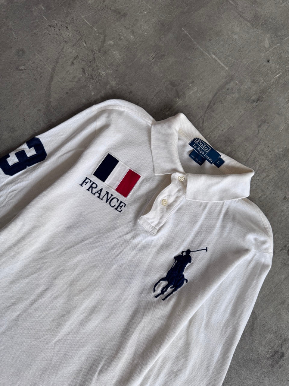 Polo Ralph Lauren GB White Zip-up Hoodie