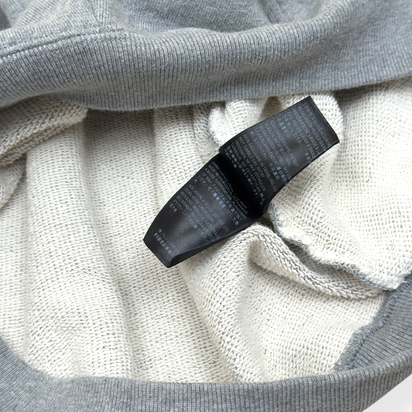 BALENCIAGA BB LOGO HOODIE GREY / BLACK  L | Large, Black